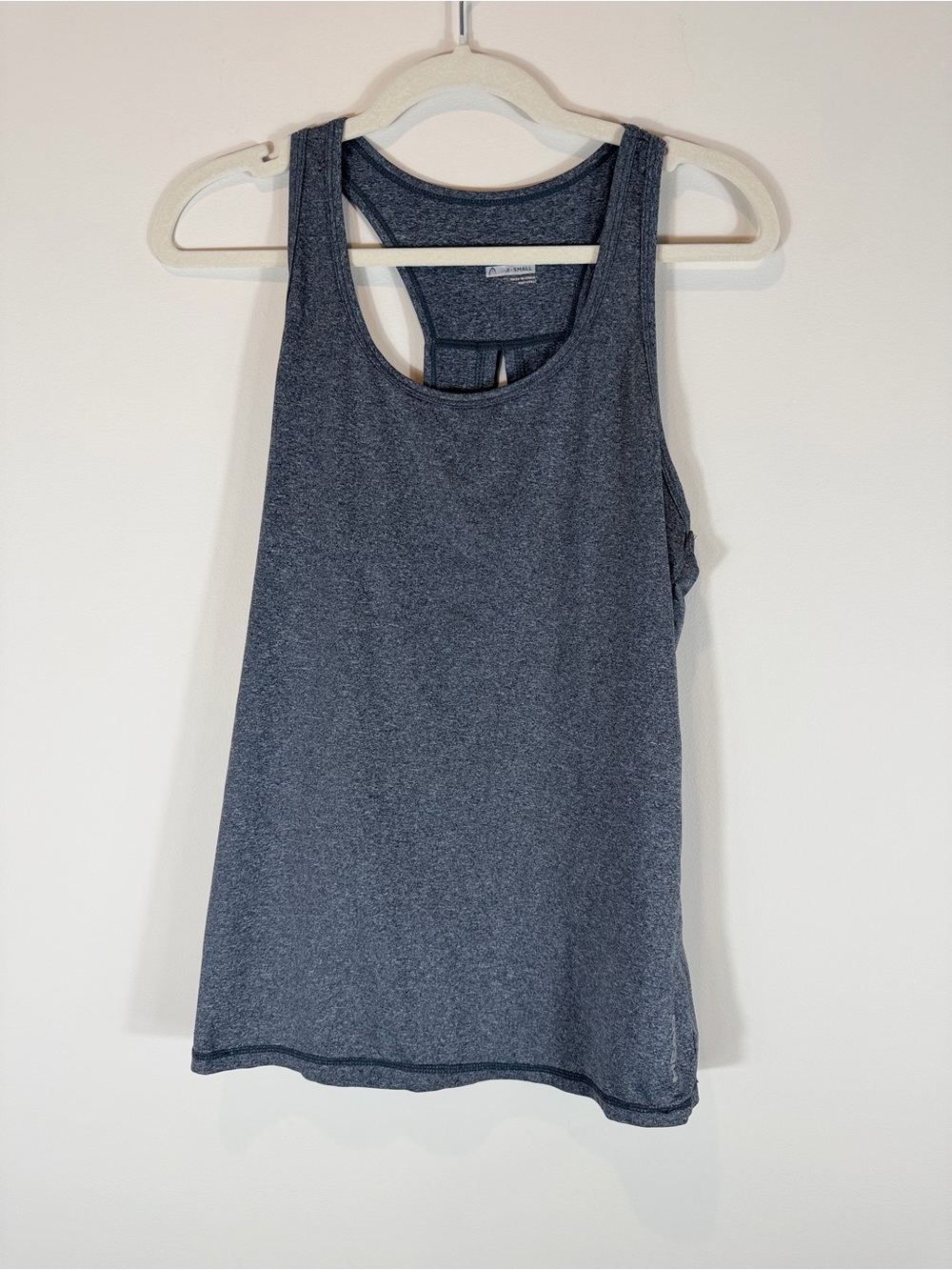 Head Women's Dark Gray Racerback Tank Top Open Back XSmall